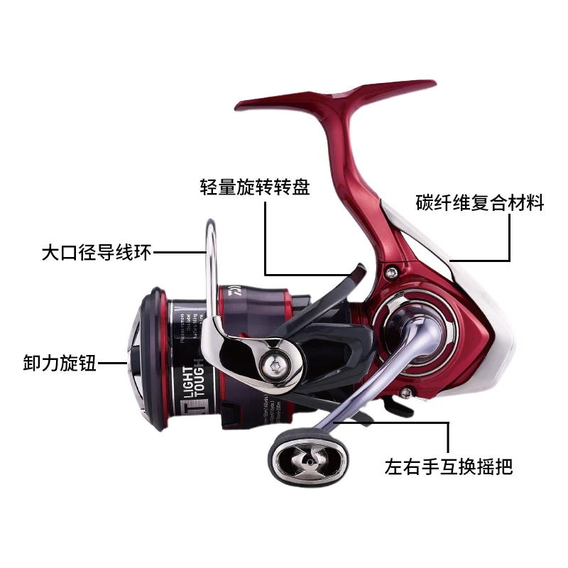 2021 DAIWA FUEGO CS LT спиннинговая Рыболовная катушка 6 + 1 шарикоподшипник макс. 12 кг ZAION V