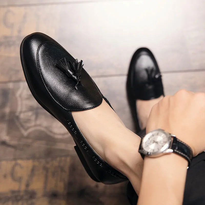 

Trend Large Size Formal Men's Shoes Boat Luxury Tassel High Quality Moccasin Driving Men Casual Fashion Oxford Slippers Loafers