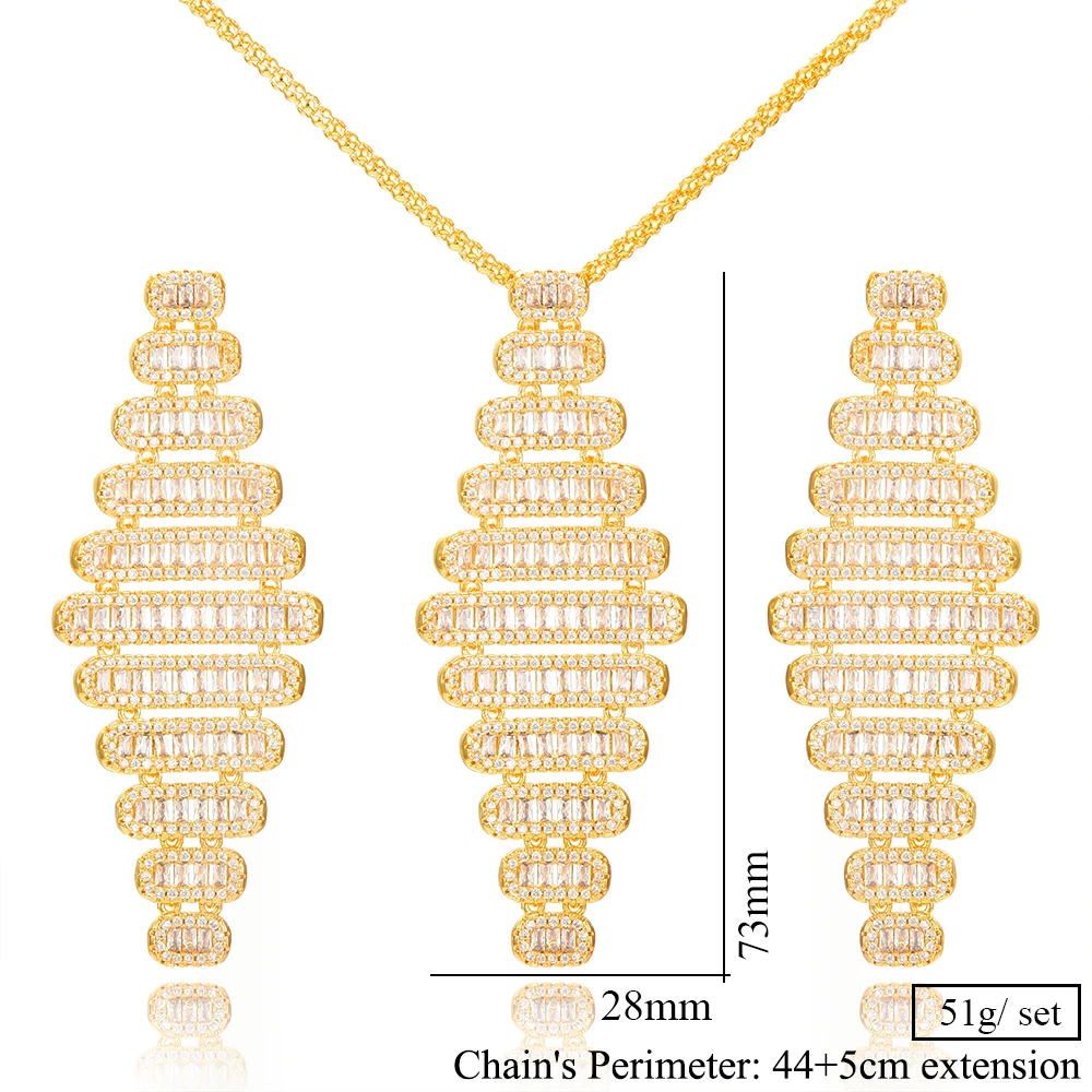 Комплект женских ювелирных изделий из цепочки и сережек | Украшения аксессуары