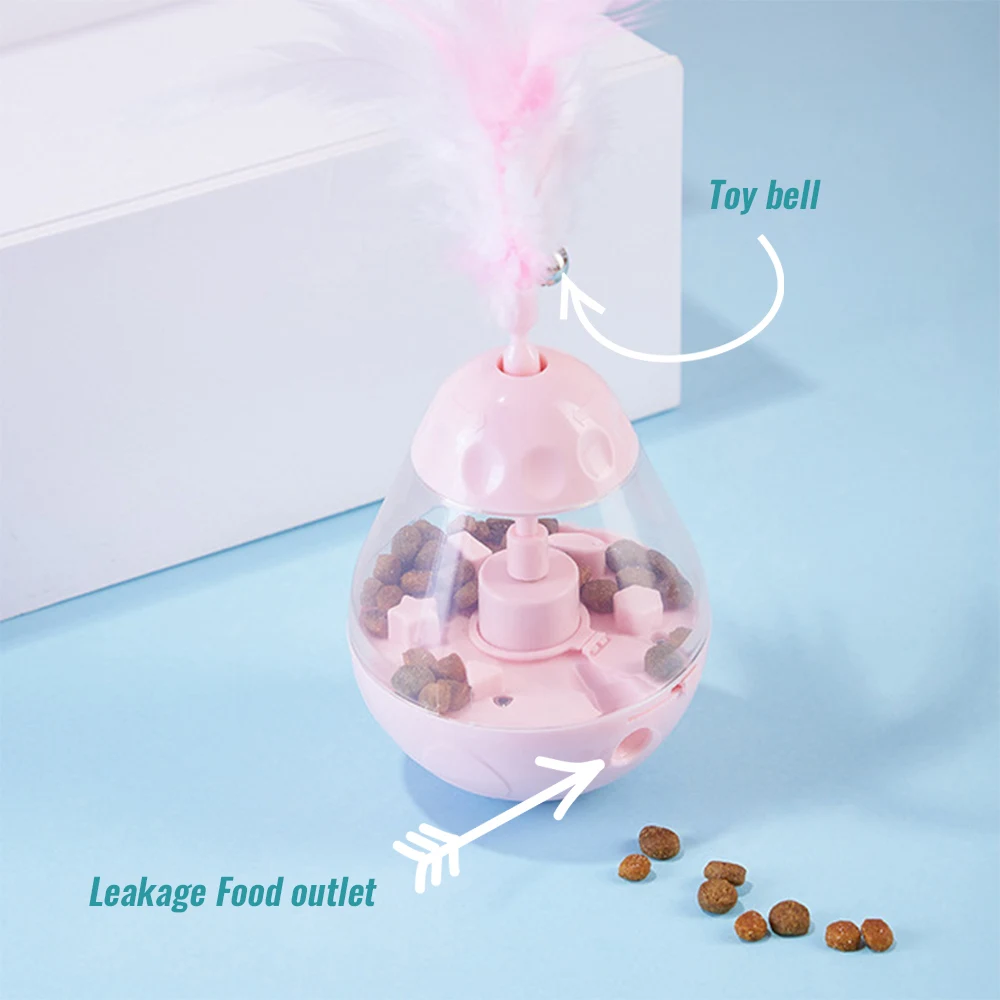 Корм для кошек мячи Интерактивная игрушка питомцев тумблер яйцо умнее кошки