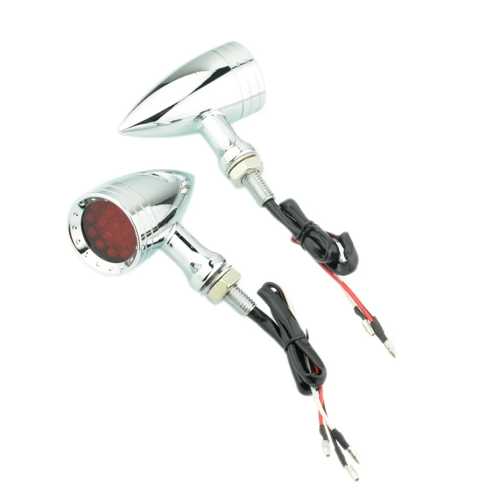 Светодиодный мигалка для мотоцикла с поворотным сигналом оранжевые и красные