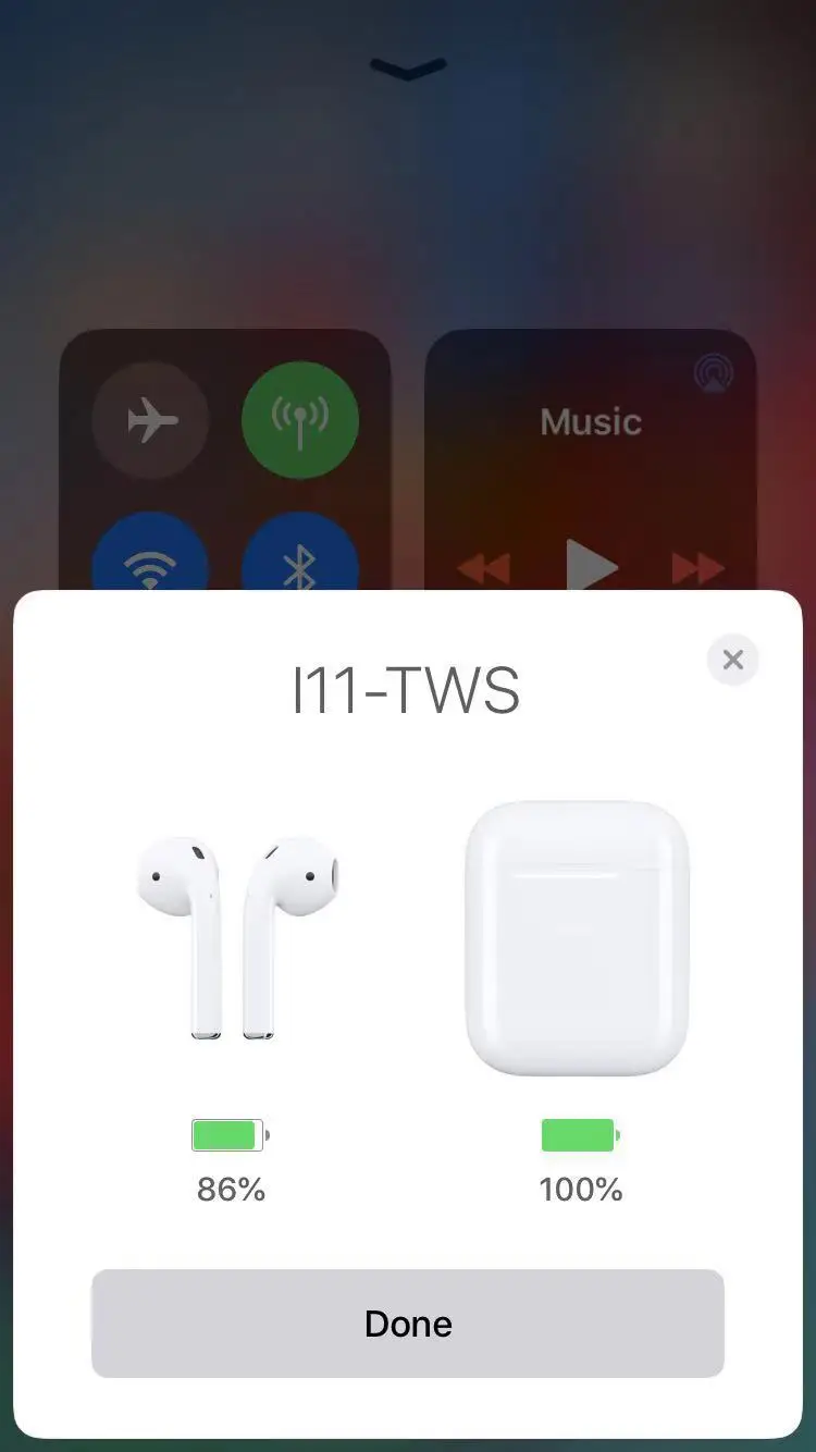 Наушники i11 TWS Touch control Беспроводные Bluetooth 5 0 беспроводные вкладыши для наушников