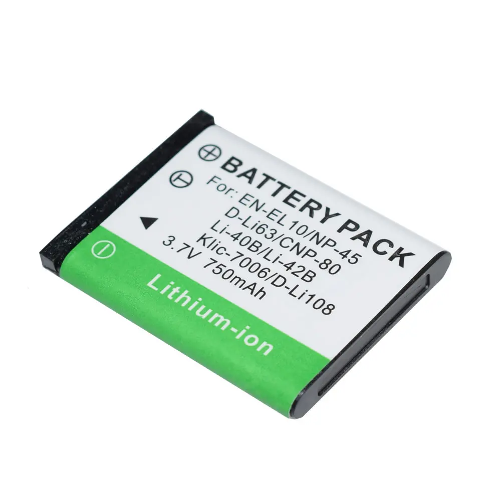 2X литий-ионным Батарея + Зарядное устройство для цифровой камеры Olympus Li-40B Li-42B Nikon