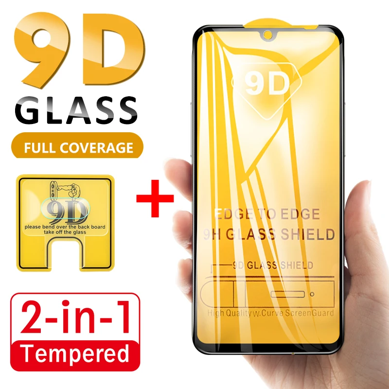 Защитное стекло закаленное 2 в 1 для Xiaomi Mi 9 SE CC9 9T Pro Redmi Note 7 6 5 K20 Pro|Защитные стёкла и