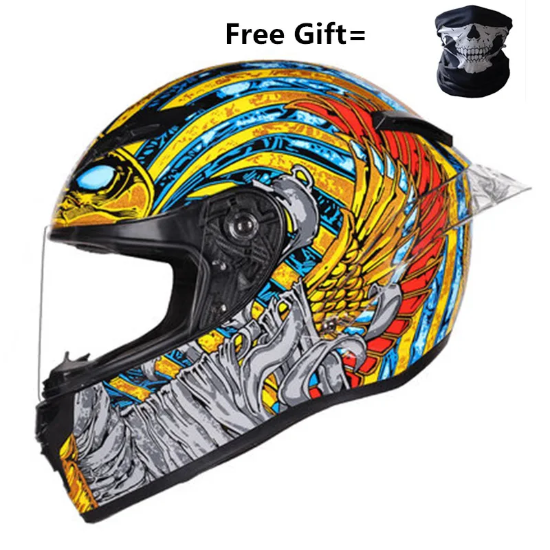 2020 New full face Motorcycle Helmet Motorbike  Motocross Moto Helmet Crash Full Face Helmets Casco Moto Casque# DOT approved