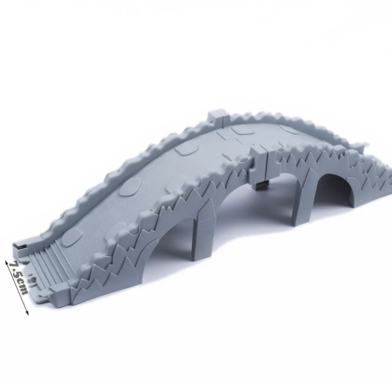 Волшебная светящаяся гоночная дорожка DIY универсальные аксессуары Ramp Turn Road Bridge