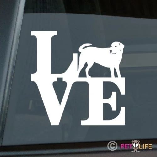 

Love Labrador Sticker Die Cut Vinyl - park lab computer decal