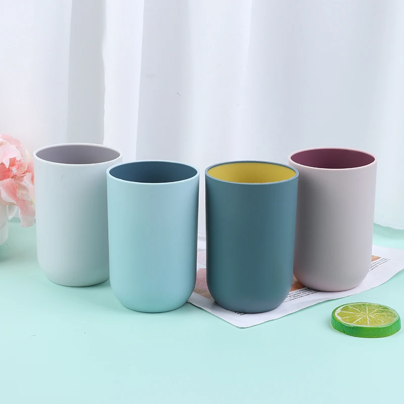 

Travel Cup Eco-friendly Material Water Cups Toothbrush Holder Washing Mug For Home Decoration Bath Supplies
