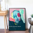 Декоративный плакат Mac Miller-круги для музыки, Абстрактный человек, красочная крутая картина, настенное искусство, домашняя Картина на холсте для спальни, художественная картина