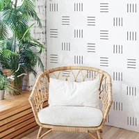 24pcs abstract line wall sticker boho nordic lines pattern wall decal kids room playroom farmhouse vinyl home decor