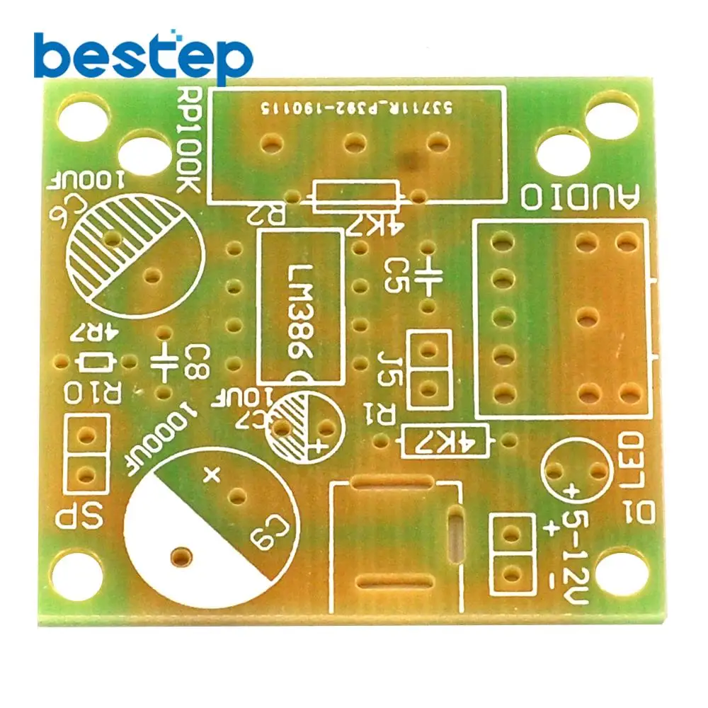 Умный электронный DIY Набор LM386 супер мини аудио усилитель DIY набор Trousse LM386 Amplificador Модуль платы 3,5 мм 3-12 В