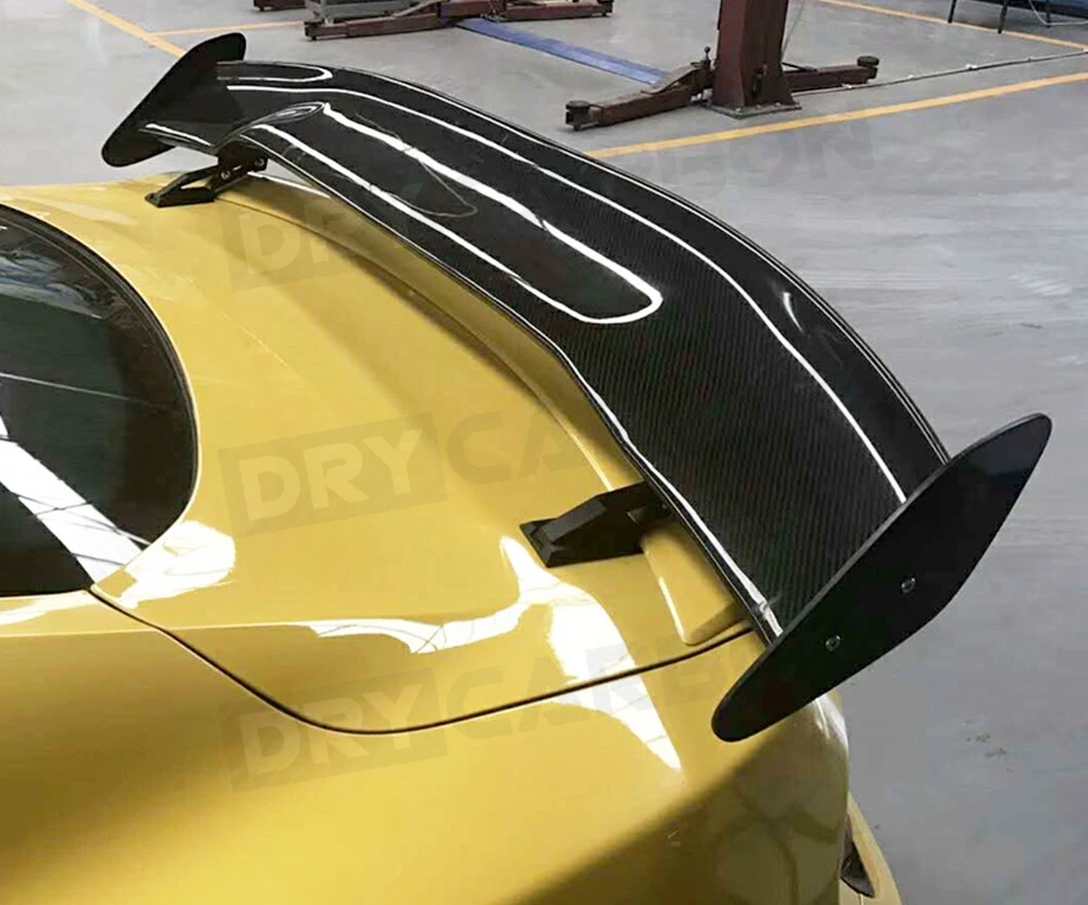 2 шт./компл. углеродного волокна задний спойлер крылья для Ford Mustang Coupe 2015 2016 2017 2018