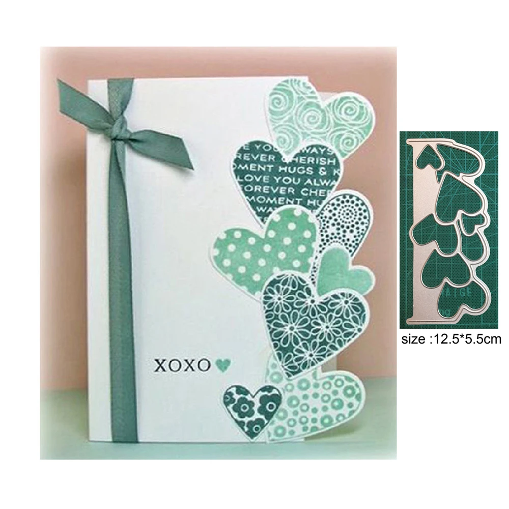 Кружевное платье с вырезом сердечком границы металлические высекальные формы