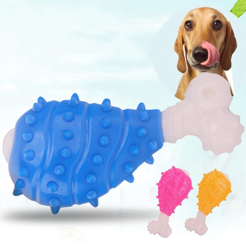 

Жевательная игрушка для собак и щенков, прочная ТПР игрушка для чистки зубов домашних животных, неразрушаемая, прочная