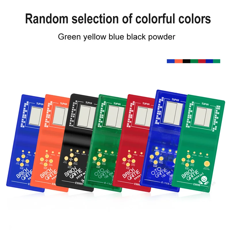 Портативный игровой плеер Tetris с ЖК дисплеем электронные игровые игрушки