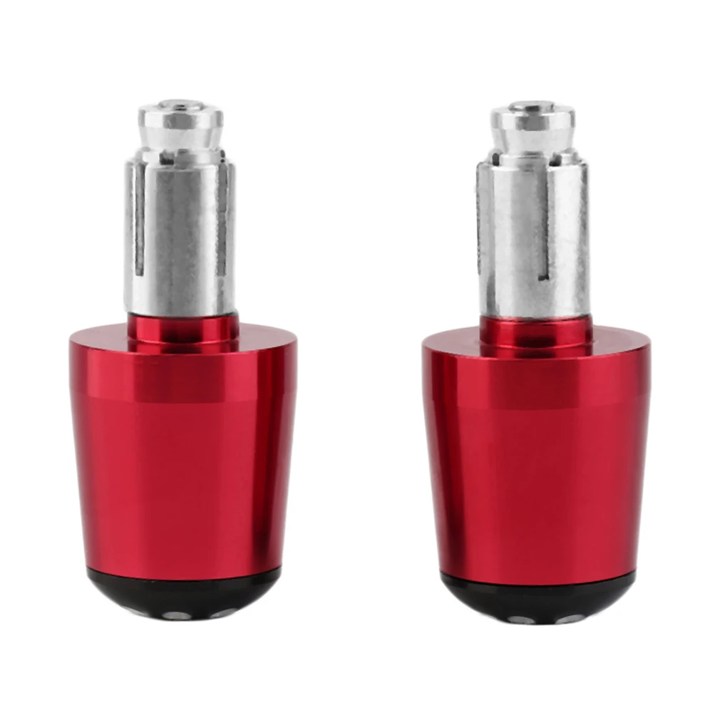 

2pcs Universal Motorcycle Handlebar Ends Grip Weights Anti Vibration Plug Cap Hand Grips Bar End Plug Parts