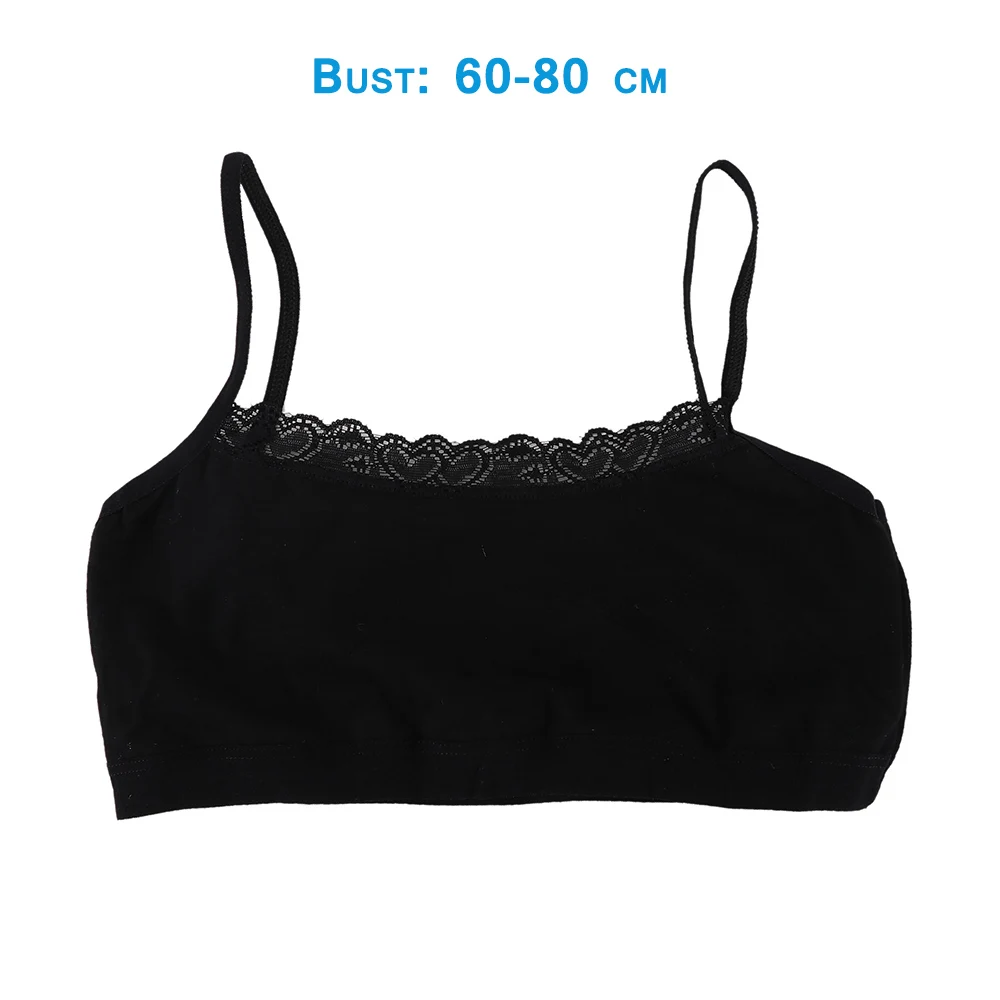 Нижнее белье для девочек подростков 1 шт. хлопковый кружевной тренировочный