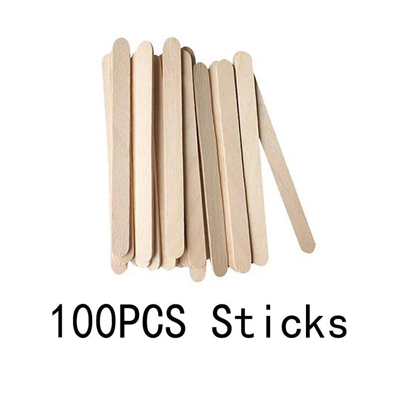 100Sticks Формы для льда, лотки для домашнего приготовления, прибор для приготовления фруктового льда, силиконовая форма для капельного мороженого, ручка для мороженого с 50 Деревянными Палочками - Цвет: 100Sticks