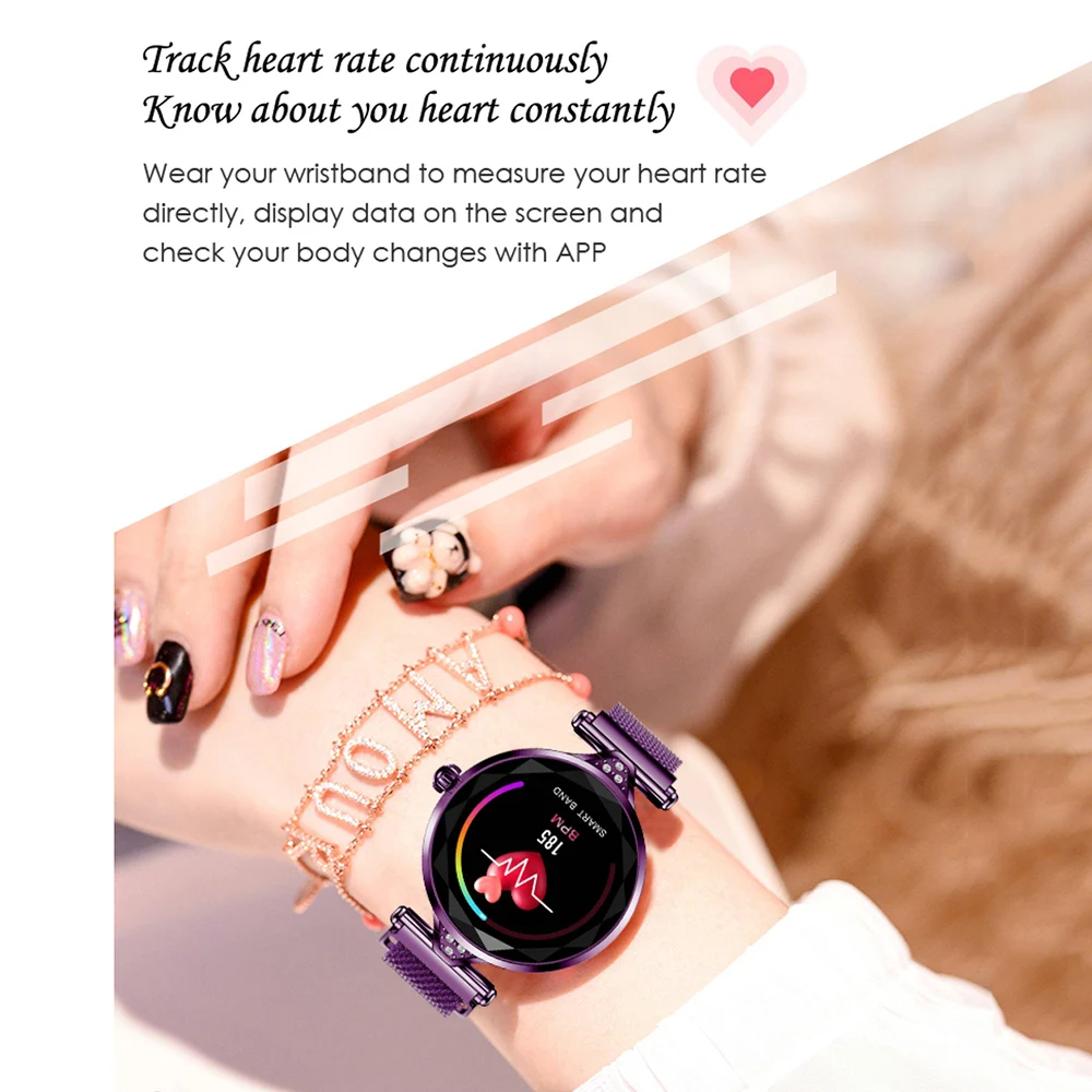 BINSSAW 2020 New Luxury Smart Watch Women Sport IP67 Waterproof Bluetooth For Android IOS Iphone Smartwatch Gift Girlfriend | Электроника