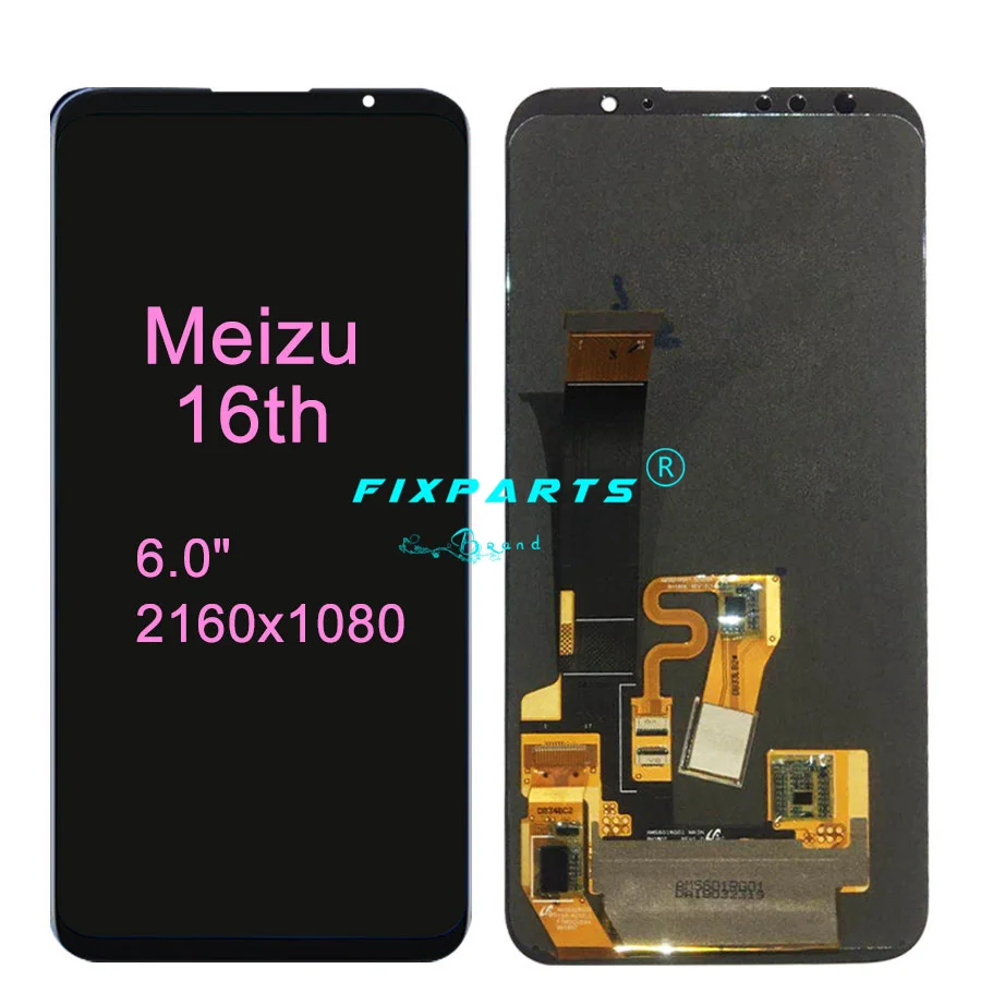 Original New For Meizu 16 Plus LCD 16th Display Replacement Touch Screen Digitizer Black White 16X With Tools | Мобильные телефоны