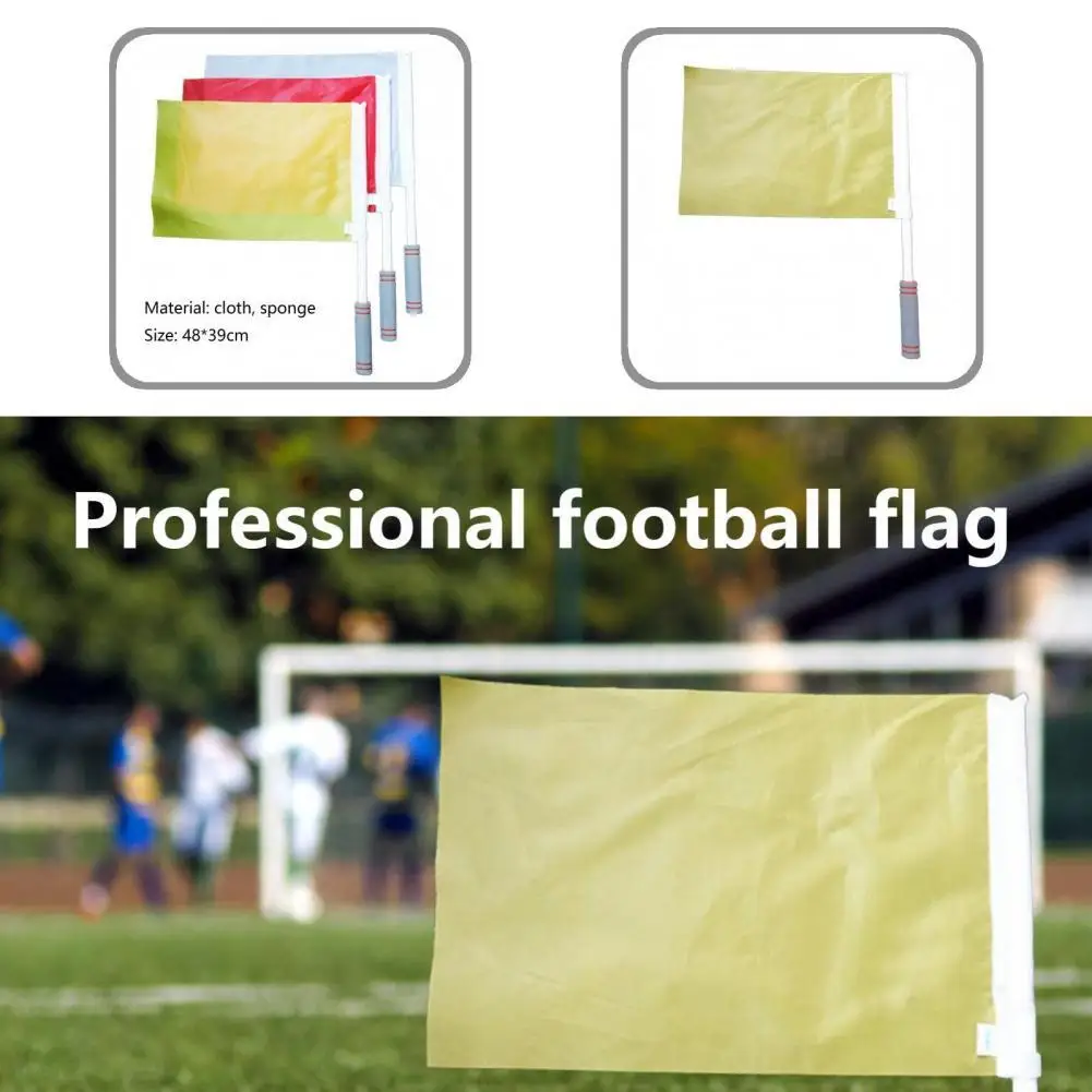 

Профессиональный Яркий цвет яркий цвет спортивный матч флаг рефери футбольные игровые принадлежности
