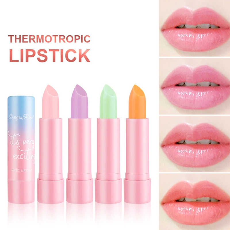 

Natural Temperature Change Color Lip Balm Lipstick Lasting Moisturizing Lip Balm
