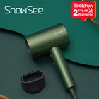 ShowSee анион постоянная температура фен Nanoe Ион воды Уход за волосами Профессиональный Быстросохнущий 1800 Вт Портативный Фен Диффузор