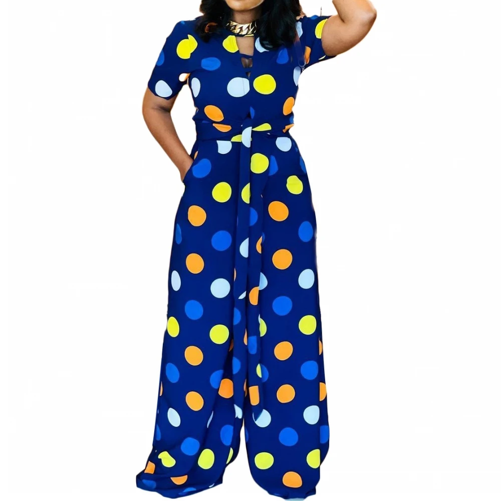 

Африканское платье Дашики с коротким рукавом, приталенное боди с принтом, сексуальный Модный комбинезон, женская летняя новая пляжная одеж...