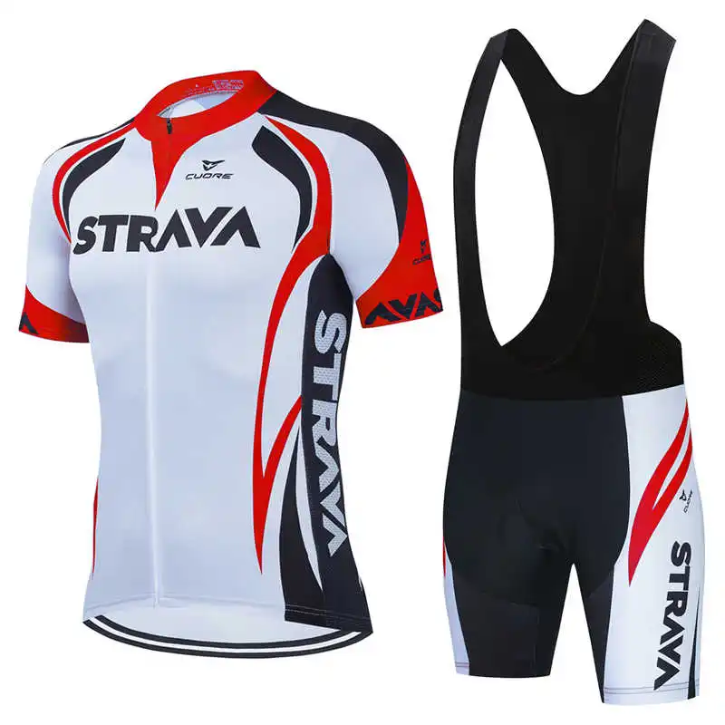 Одежда для велоспорта Strava Pro Team 2021 комплект быстросохнущей мужской одежды из