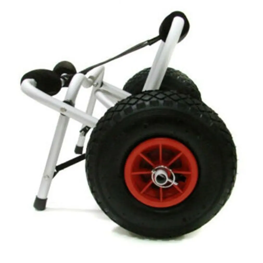 

Aluminum Kayak Trailer Aluminum Kayak Bracket Portable Collapsible Trailer Inflatable Wheel Kayak Cart