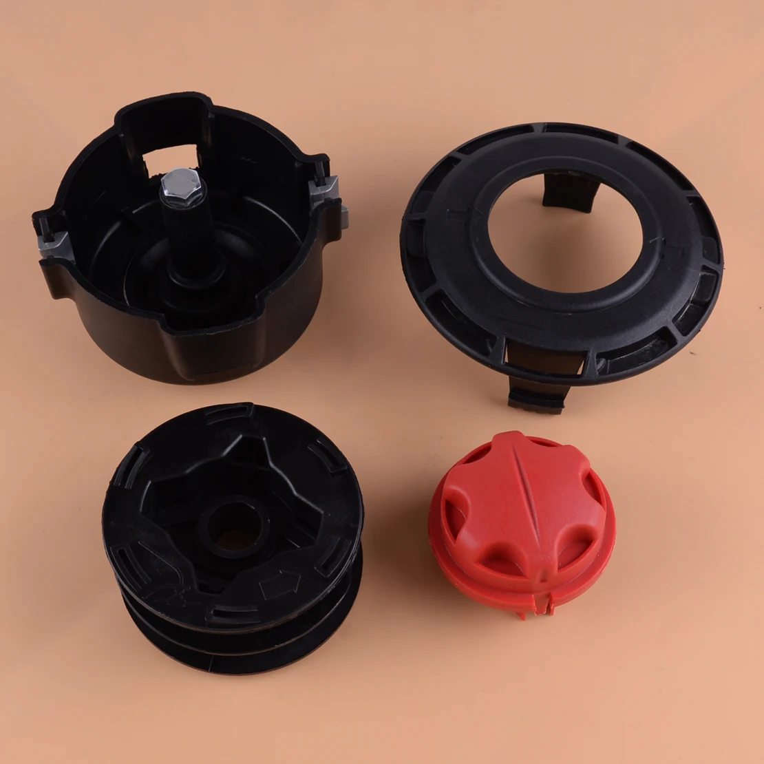 LETAOSK 4pcs Easy Reel String Trimmer Head Cover Kit 308923014 120950010 Fit For Toro 51975 51955 51954 51974 51976 51977 51988