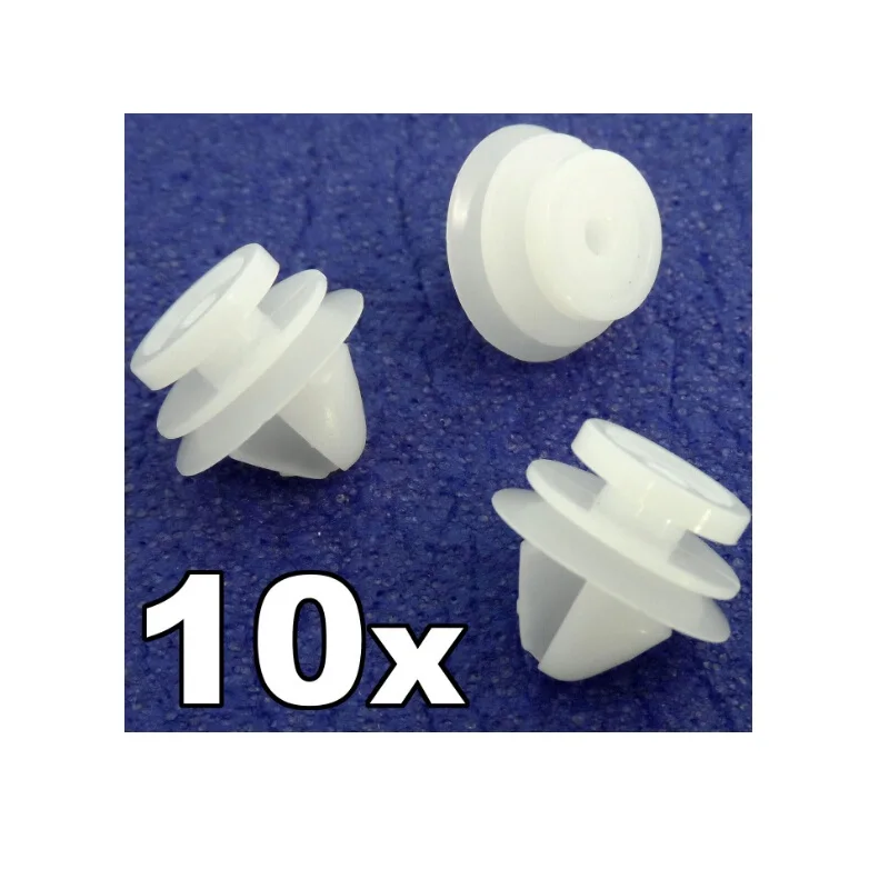 

10x For Range Rover Evoque Exterior Plastic Trim Clips- For Lower Door Mouldings