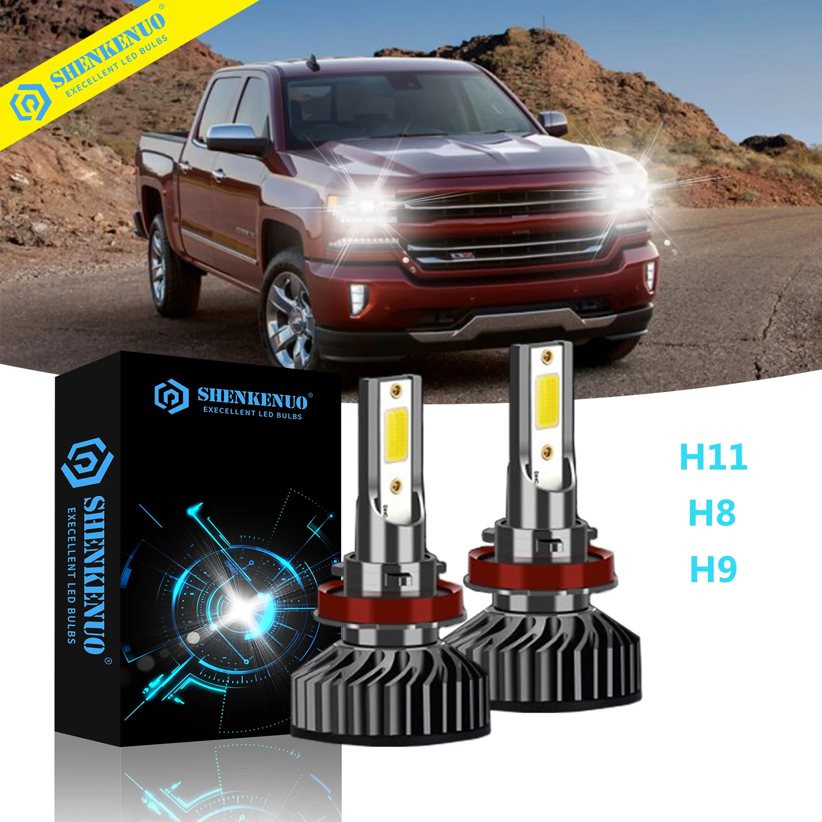 

LEDs Headlights Plug-Play 6000K For Porsche-CAYMAN 2014-2016 Hi/ Beam Bulb 9006 Bulb Fog Lamp Fog Light