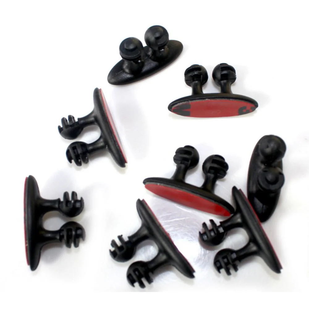 4 шт. автомобильный фиксированный зажим для кабеля автомобиля проволочная Пряжка