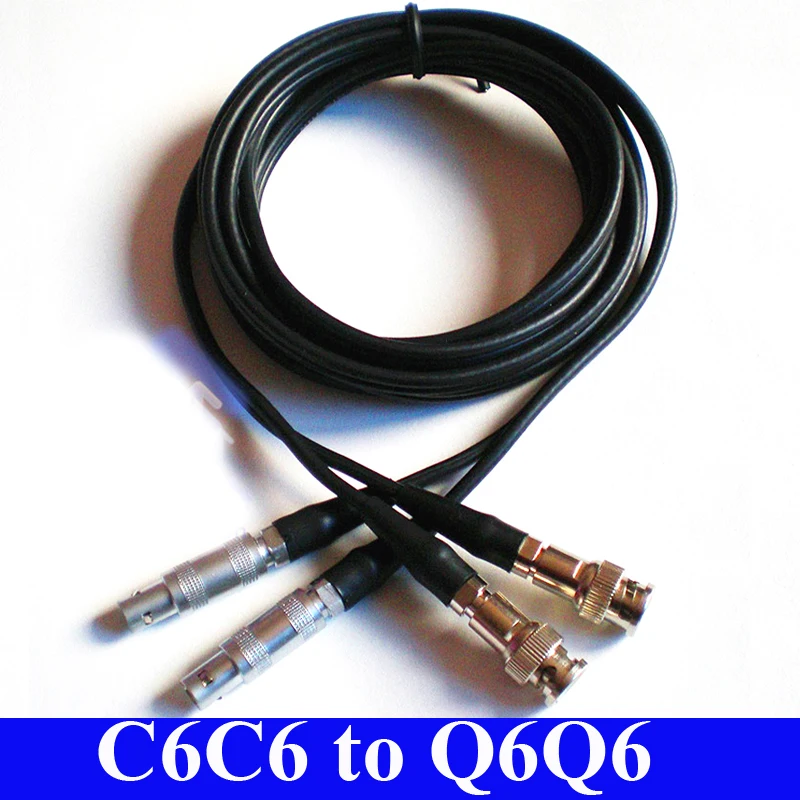 Кабель для ультразвукового дефектоскопа C9-C5 C6-C6 Q9-C5 C6-C9 C6-Q9 C9-Q9 крауткрамер для ультразвукового оборудования дефектоскопа