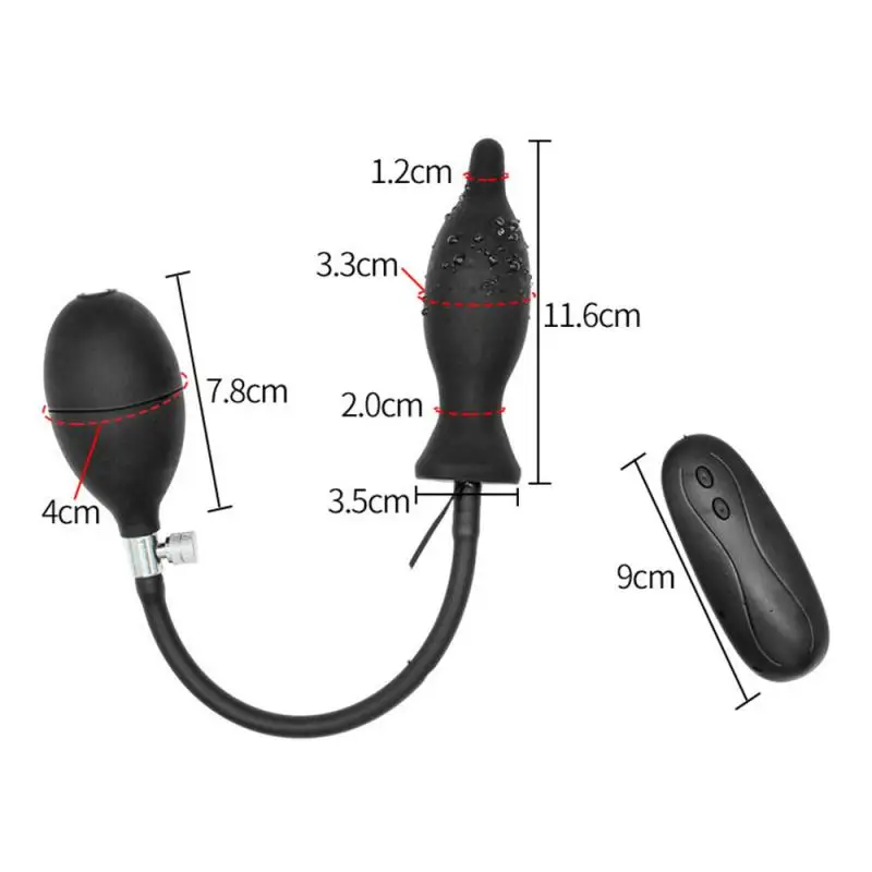 Силиконовый анальный фаллоимитатор большого размера Анальная пробка дилататор