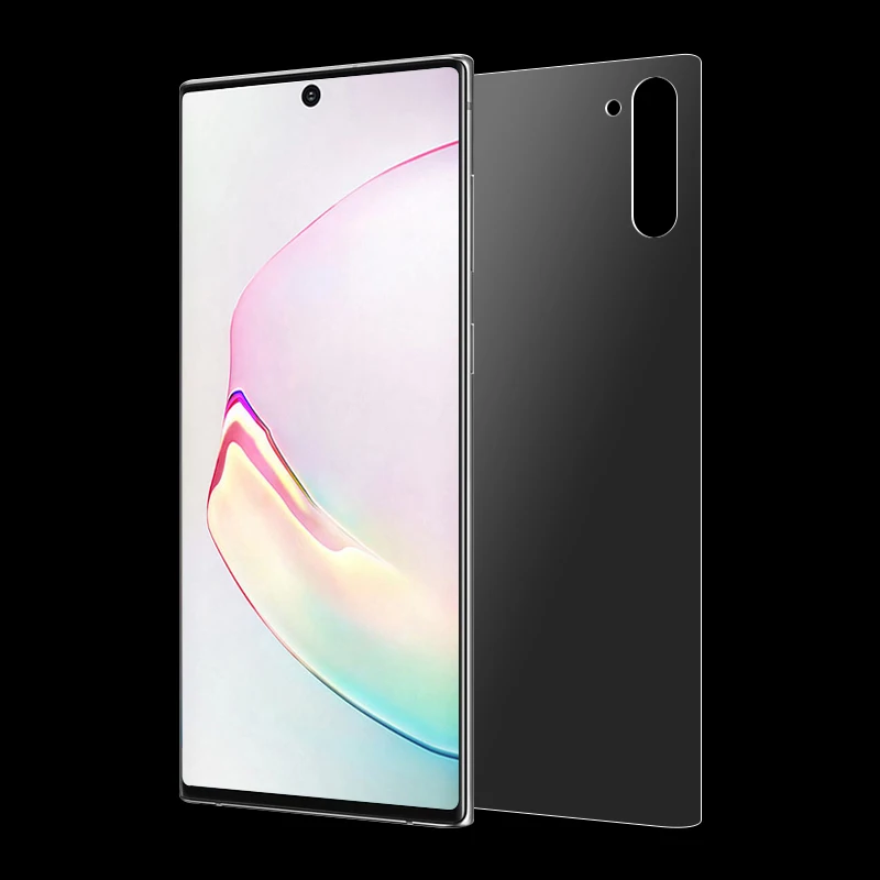 Передняя и задняя 9D Гидрогелевая пленка для Samsung Galaxy Note 10Plus Защита экрана 10 Note10 Pro