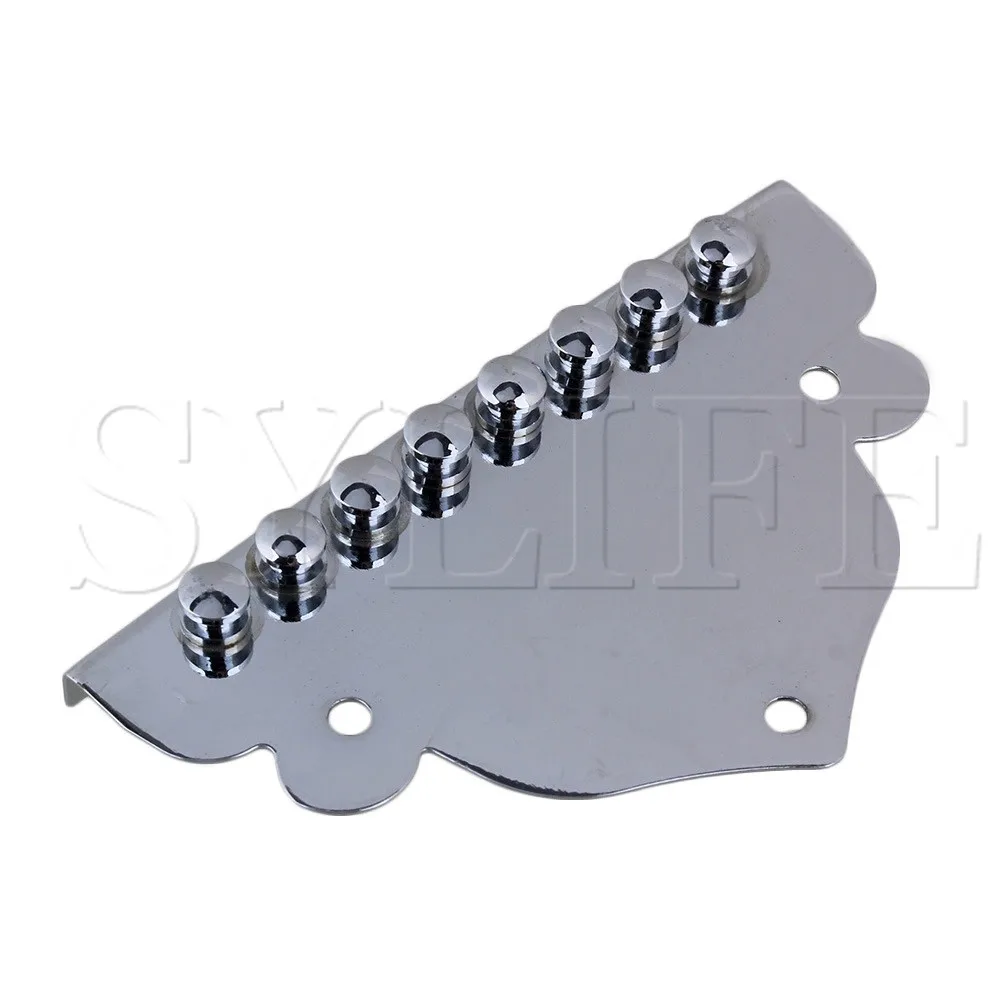 70x41 мм хромирующий металический 8 строка Мандолины гитарный Струнодержатель