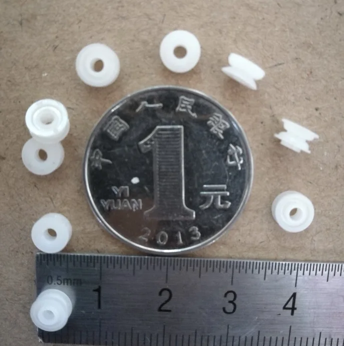 

20Pieces 5.5x2x3mm Walkman Dedicated Motor Belt Pulley Wheel Side Wheel Motor