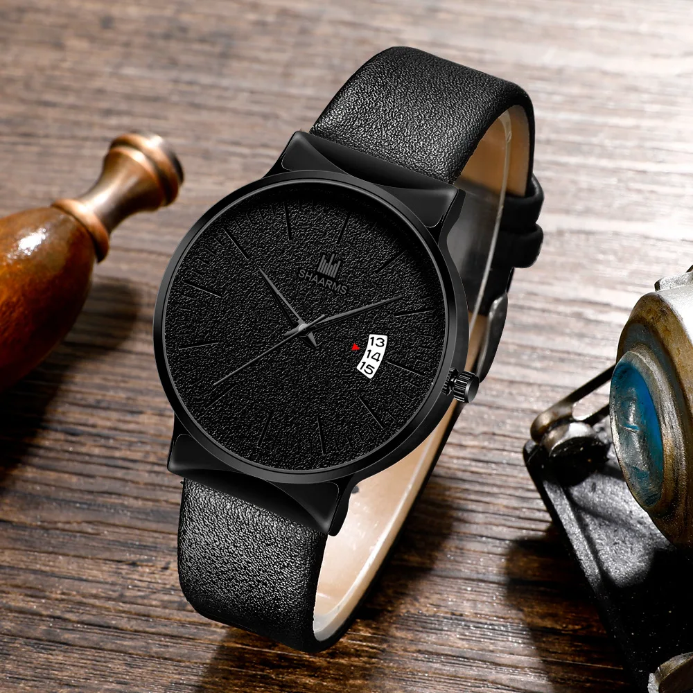 Часы наручные мужские с календарем простые повседневные Роскошные | Наручные