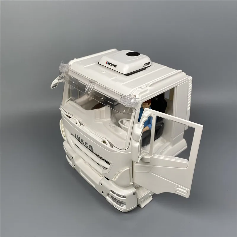 

Rc Truck Toys Drive Cab Car Shell For 1/14 Scale Tamiya IVECO 480 Engineering Vehicle Dumper Model