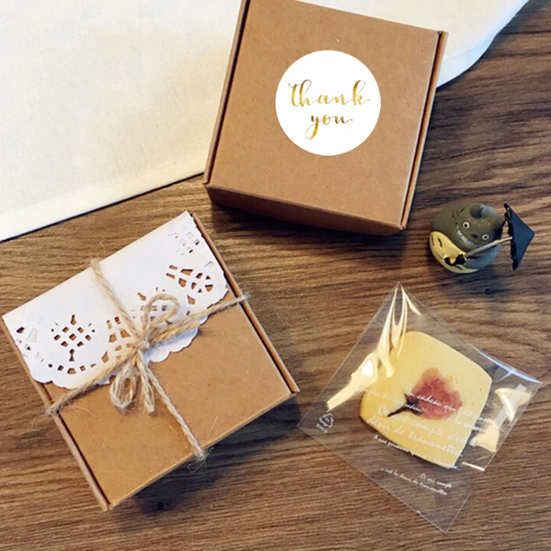 500 шт./рулон благодарим Вас наклейки из фольги белого золота Круглый Скрапбукинг