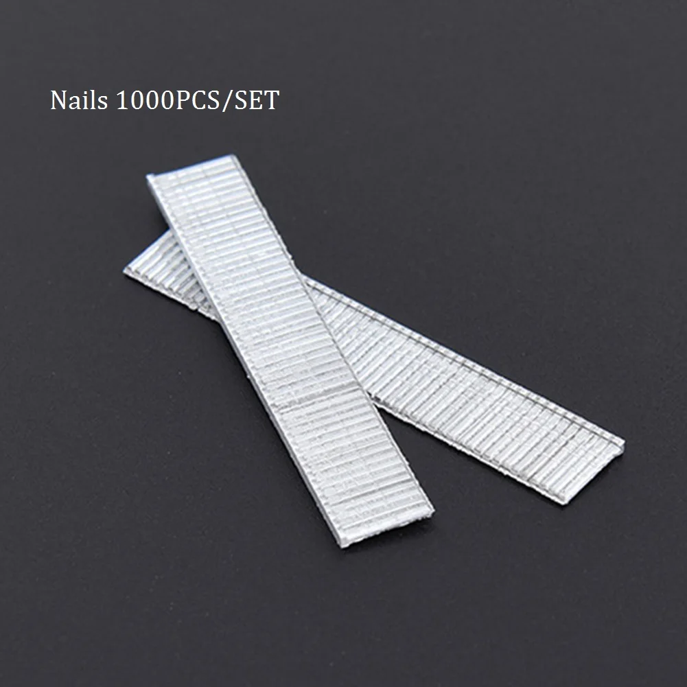 

1000Pc Staples Brad Nails For DIY Gardening 8mm 12mm Heavy Duty Upholstery