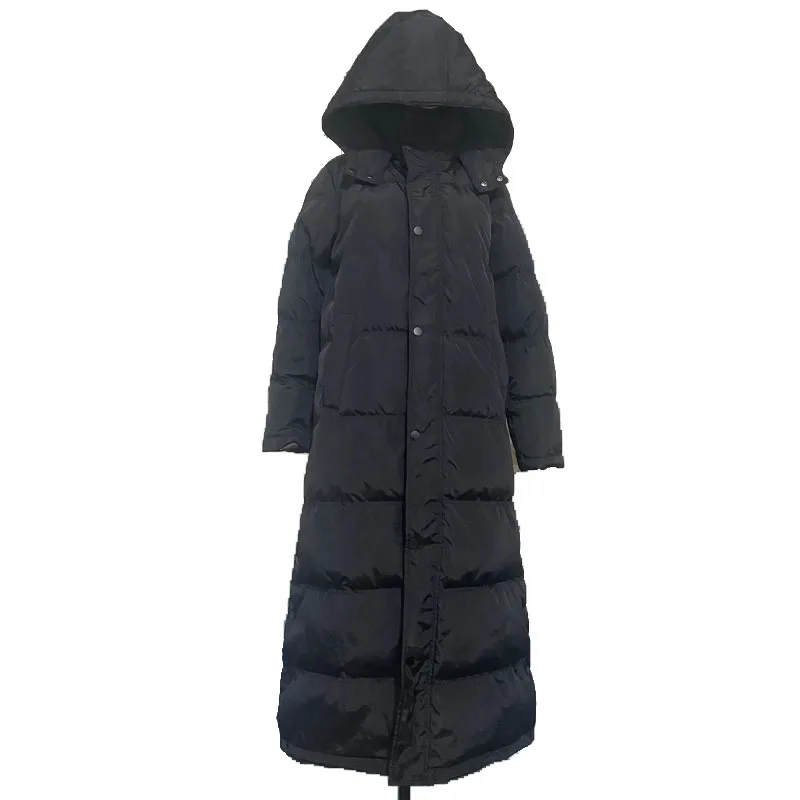 

Winter Duck Down Jacket Parka 90% duck down Coat Women X-Long Coat Hooded parkas Warm Clothe Large Size winter Jacket Women 0012