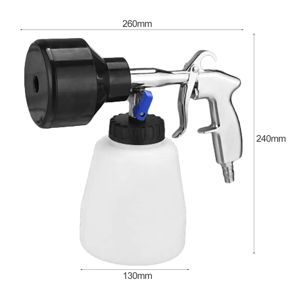 

Professional High Pressure Car Washer Tornado Foam Lance Interior Deep Cleaning Gun Car Cleaning Tool With Brush