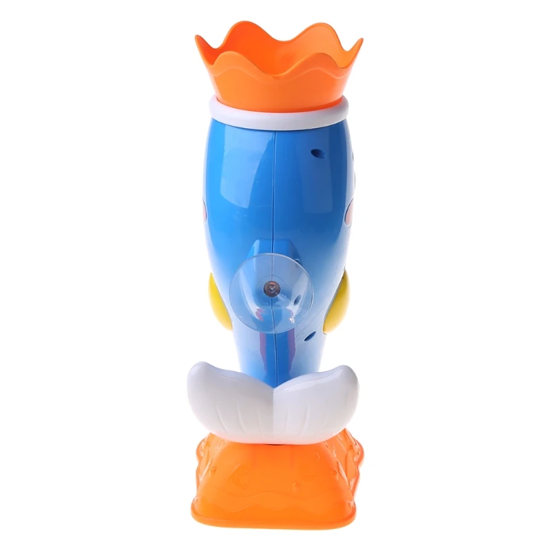 

Free Shipping Cute Dolphin Bath Shower Wheel Toy Baby Kids Water Spraying Tool Bathroom Gift