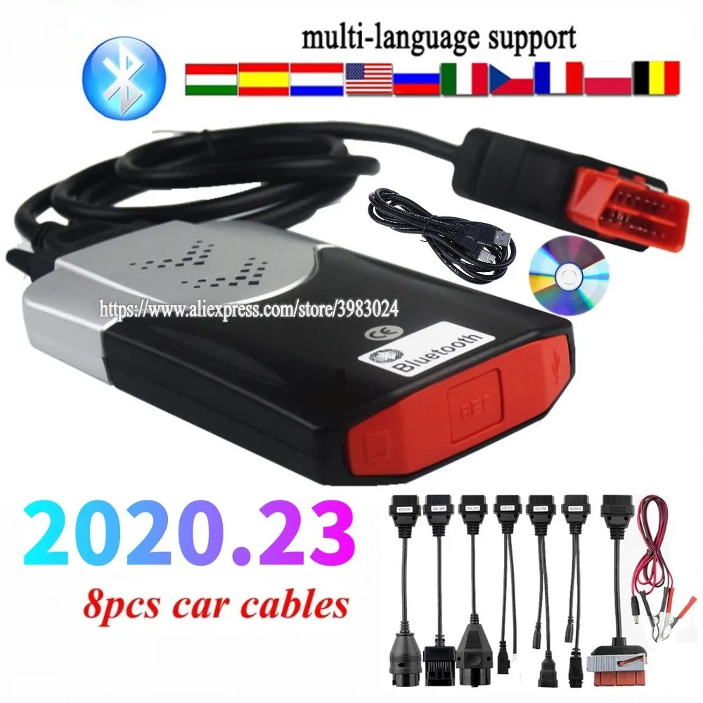 2022 новейший obd-сканер 2020 23 2018.R0 CD лучший V3.0 новый VCI VD DS150E Cdp Bluetooth для автомобиля
