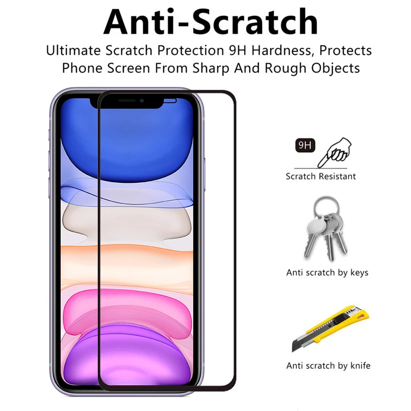 case for apple iphone se 2020 2 11 pro max xs mas xr x r s cover tempered glass screen protector coque i phone camera lens film | Мобильные