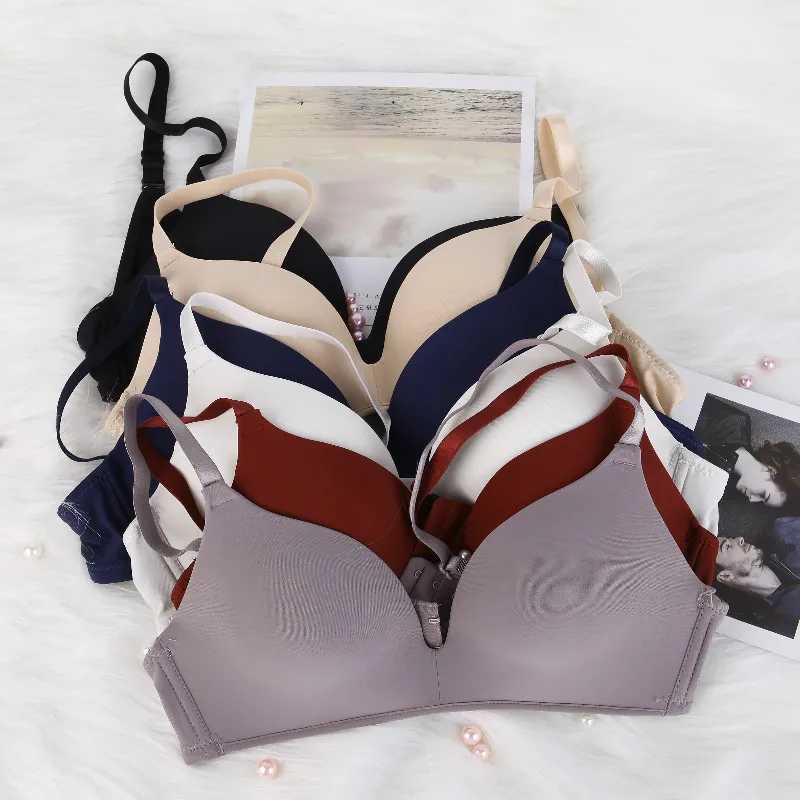 

Удобный Легкий бюстгальтер без оправы и дышащее удобное сексуальное нижнее белье бюстгальтер Push Open (чашка 3/4) Регулируемая лямка