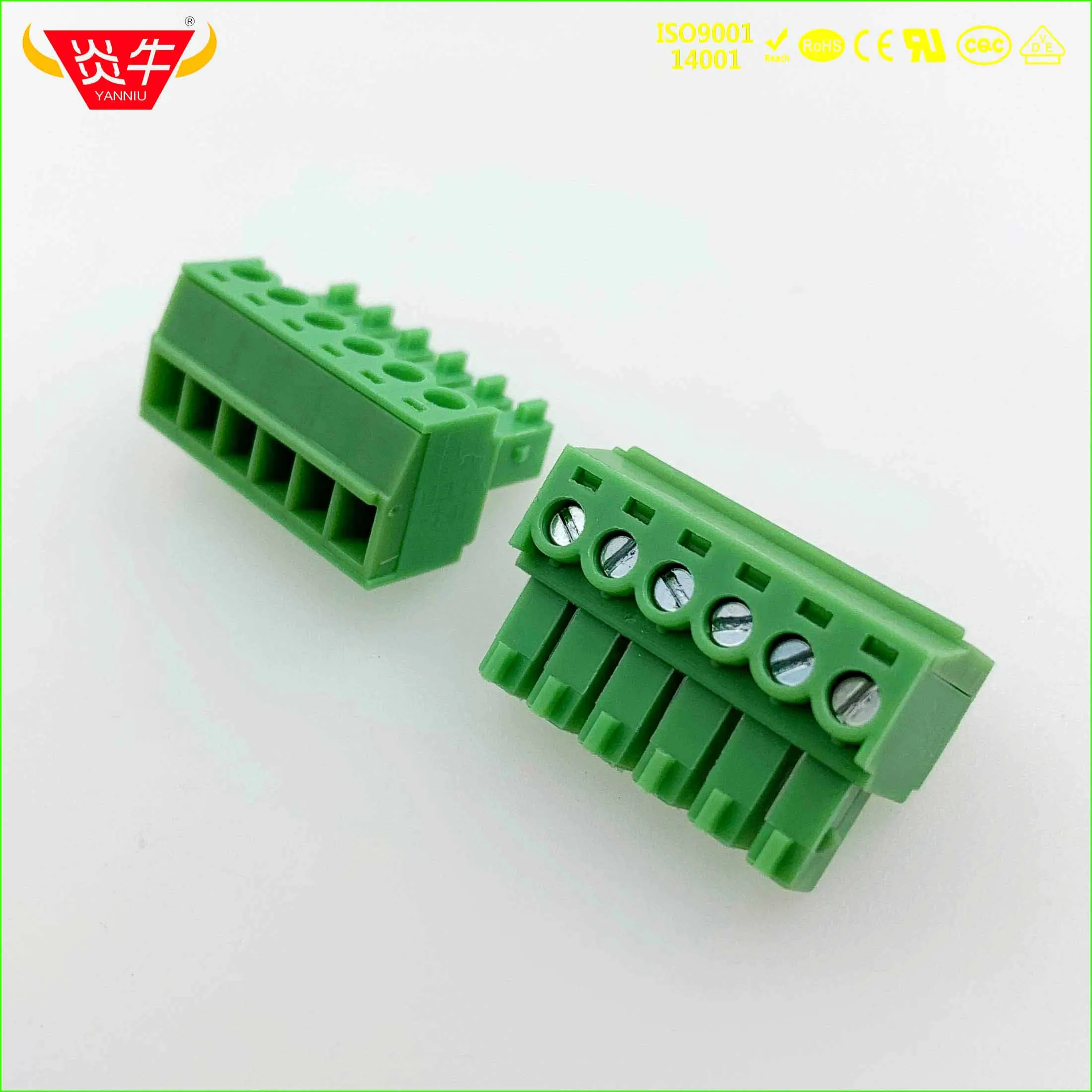 2EDGK-3.81-6P KF2EDGK 3,81 2P~ 12P PCB клеммные блоки 15EDGK 3,81 мм 2PIN~ 12PIN MC 1,5/2-ST-3, 81-1803578 Феникс контакт KEFA DEGSON - Цвет: 2EDGK-3.81-6P